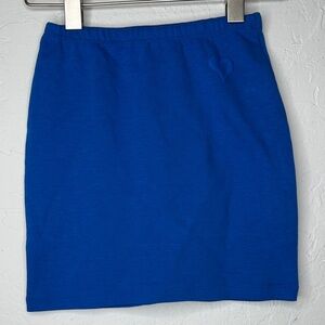 Vibrant‎ Blue Mini Skirt